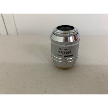 Nikon CF PLAN 100X0.9 ∞/0 BD WD 0.39 Microscope Objective Lens